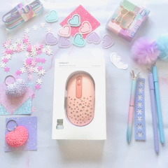 Mouse inalámbrico retroiluminado Rosa Havit hvms64gt-rd