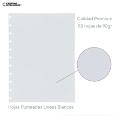 Cuaderno Inteligente CI: Repuesto Punteado Línea Blanca (A5) - comprar online