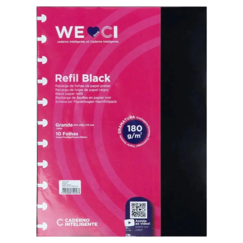 Cuaderno Inteligente CI: Repuesto Black (A4)