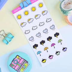 Stickers: Agenda Clima de Miss Peperina