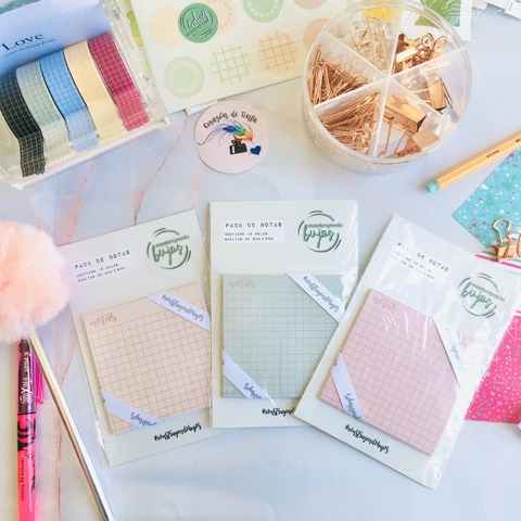 PACK NOTAS CUADRICULADAS DE @CONSTRUYENDOBUJOS