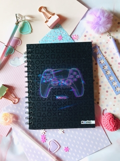 Mooving: Cuaderno A5 Tapa Dura Espiral Rayado: PlayStation Joystick - comprar online