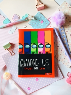 Mooving: Cuaderno A5 tapa flexible rayado: Among Us - comprar online