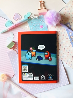 Mooving: Cuaderno A5 tapa flexible rayado: Among Us Impostor - CORAZON DE TINTA