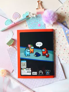 Mooving: Cuaderno A5 tapa flexible rayado: Among Us Impostor - CORAZON DE TINTA