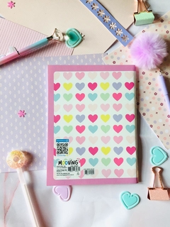 Mooving: Cuaderno A5 tapa flexible rayado: Quitapesares Corazón - CORAZON DE TINTA