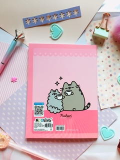 Mooving: Cuaderno A5 tapa flexible rayado: Pusheen Catfé - CORAZON DE TINTA