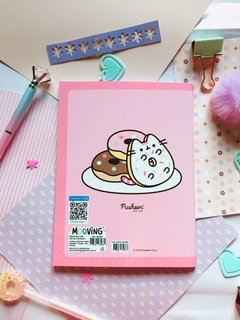 Mooving: Cuaderno A5 tapa flexible rayado: Pusheen Sweet Donut - CORAZON DE TINTA