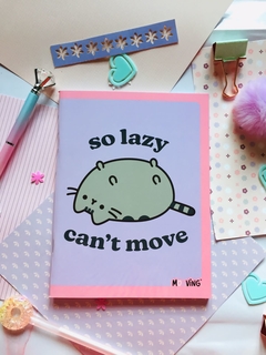 Mooving: Cuaderno A5 tapa flexible rayado: Pusheen So Lazy - comprar online
