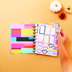 The Happy Planner: Agenda Planificador 2025: Color Block Brights (PPCD12-616) - comprar online