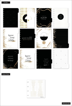 The Happy Planner: Planificador Perpetuo Know Your Worth (PPCU12-029) - comprar online