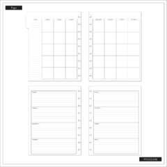 Imagen de The Happy Planner: Planificador Perpetuo Soft Watercolor (PPCU12-048)