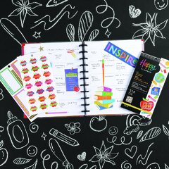 The Happy Planner: Stickers Abstract Silkscreen Teacher (SVP130-224) - tienda online