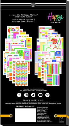 The Happy Planner: Stickers Abstract Silkscreen Teacher (SVP130-224) - CORAZON DE TINTA
