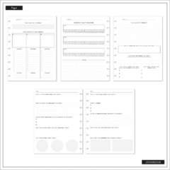 The Happy Planner: Planificador Journal Discos Reflect & Grow Goals: REFLEXIÓN Y OBJETIVOS