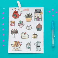 Stickers: Merienda de Miss Peperina