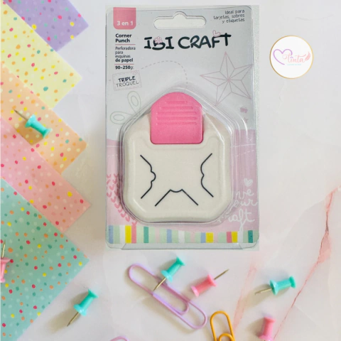 Ibi Craft: Perforadora Redondeadora de Esquina 3 funciones