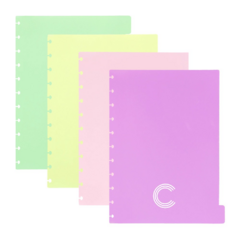 Cuaderno Inteligente CI: Separadores Grandes Pastel (A4) - CORAZON DE TINTA