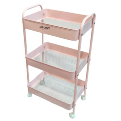 Carro Organizador Móvil Ibi Craft: Rosa