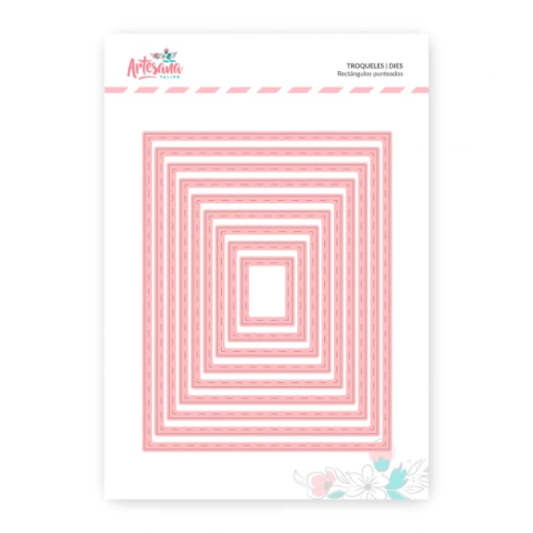 Artesana Taller: Troquel Rectangulos Punteados