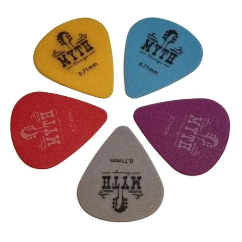 PALHETA ABS 0.71MM (PACOTE C/ 5 UNIDADES CORES SORTIDAS) – MYTH