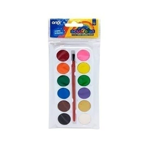 ACUARELA ONIX x 12 COLORES