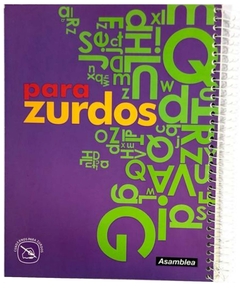 CUADERNO ASAMBLEA PARA ZURDOS A4 CUADRICULADO 210 x 270 mm x 100 Hojas