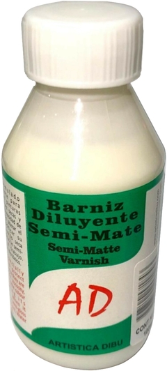 BARNIZ DILUYENTE SEMI MATE AD x 100 ml