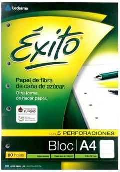 BLOC ÉXITO A4 x 80 Hojas Rayadas