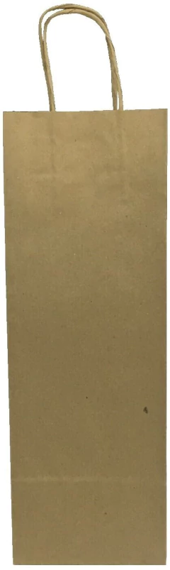 BOLSA DE PAPEL KRAFT P/BOTELLA 14cm x 08cm x 40cm ONIX R01000.7