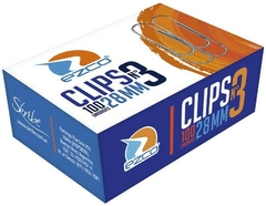 Clips Metálicos N°3 Ezco 28mm x 100 unidades