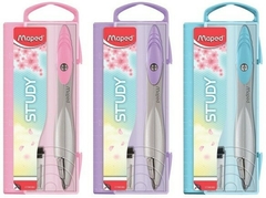 COMPAS MAPED STUDY EN ESTUCHE COLOR PASTEL CON MINA - comprar online