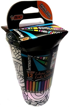 SET CREATIVO BIC 12 MARCADORES + 1 COPA PARA PERSONALIZAR