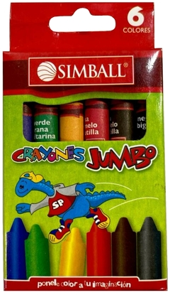 CRAYONES SIMBALL JUMBO x 6