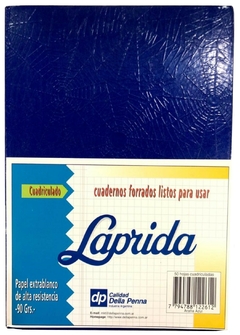 CUADERNO FORRADO ARAÑA LAPRIDA 16 x 21 cm 50 Hojas Cuadriculadas