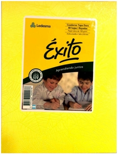 Imagen de CUADERNO ÉXITO FORRADO 16 cm x 21 cm TAPAS DURAS 48 HOJAS RAYADO
