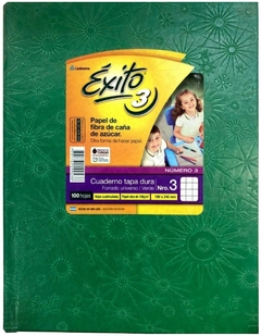 CUADERNO ÉXITO ARAÑA 16 cm x 21 cm TAPAS DURAS 100 HOJAS CUADRICULADAS
