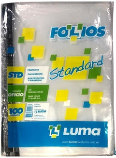 Folio Luma Oficio Standard x100 u