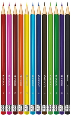 LÁPICES LARGOS EZCO MITO X 12 COLORES BORRABLES - comprar online