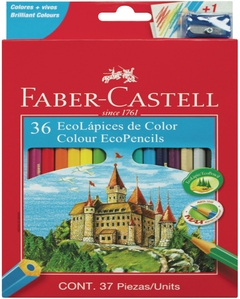 Lápices De Color Faber Castell x36 + 1 Sacapuntas
