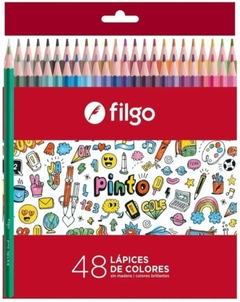 Lápices de Color Filgo Largos x 48