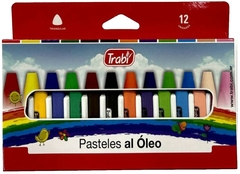 PASTELES AL ÓLEO TRABI x 12 u