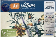 BLOCK PARA DIBUJO PLANTEC 17 x 25 cm BLANCO LISO 230 g x 20 hojas - Cod.13786
