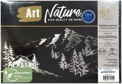 BLOCK PARA DIBUJO PLANTEC 25 x 35 cm NEGRO LISO 200 g x 20 hojas - Cod.13812