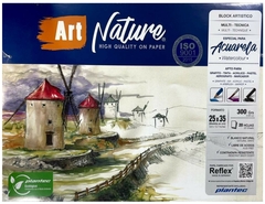 BLOCK PARA DIBUJO PLANTEC 25 x 35 cm BLANCO LISO 300 g x 20 hojas - Cod.13792