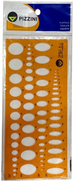 PLANTILLA ELIPSES 2 PIZZINI- Art.5807 - comprar online