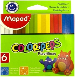 PLASTILINA MAPED COLORPEPS x 6