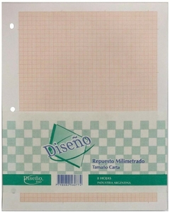 REPUESTO MILIMETRADO N°3 DISEÑO x 8 HOJAS - comprar online