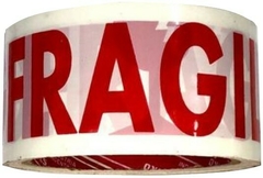 CINTA ADHESIVA STIKO "FRÁGIL" BLANCA 48mm x 9m - comprar online