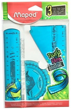 Set de Geometría Flexible Maped Twistn Flex 3pc 15 cm - comprar online